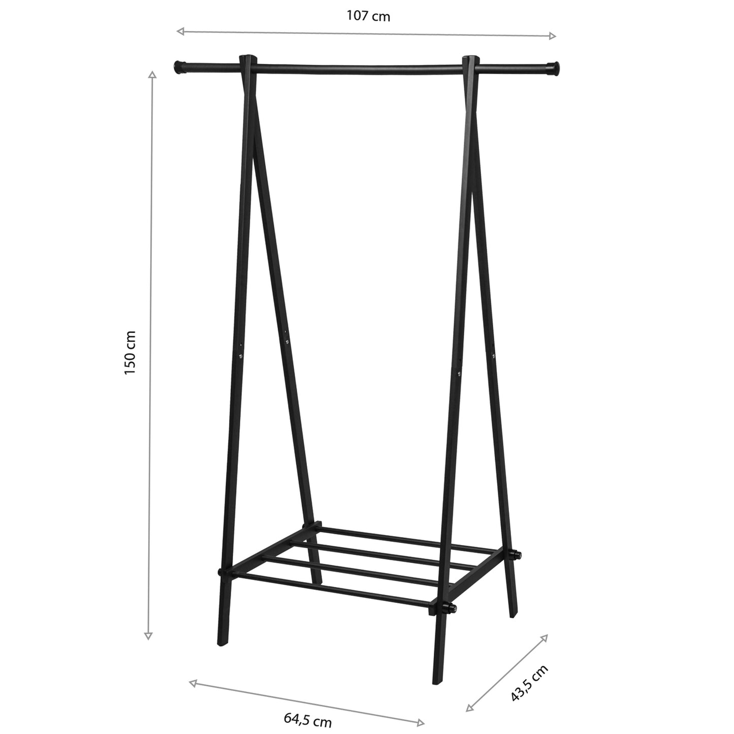 Hanger stand, wardrobe, wardrobe for clothes