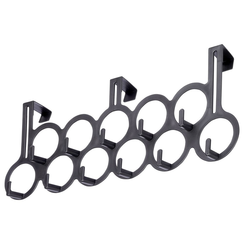 Hanger with 11 hooks for doors in bathroom, hall and bedroom