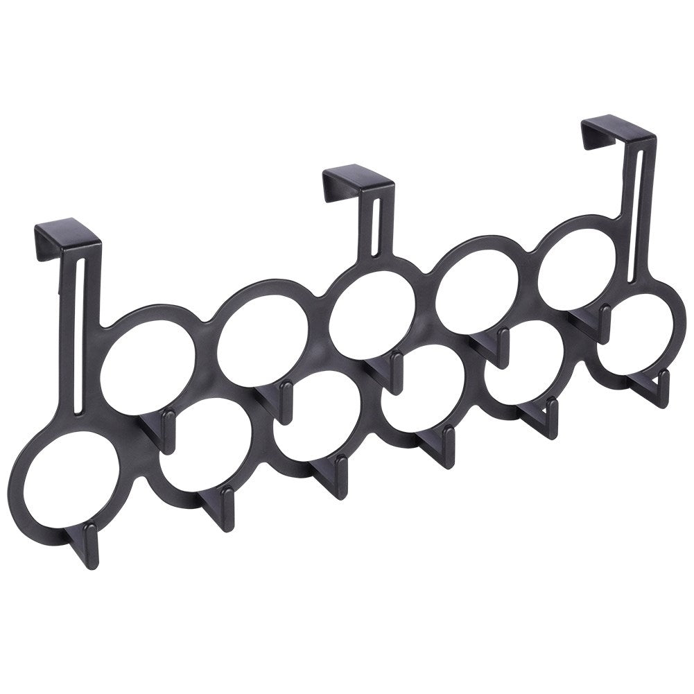 Hanger with 11 hooks for doors in bathroom, hall and bedroom