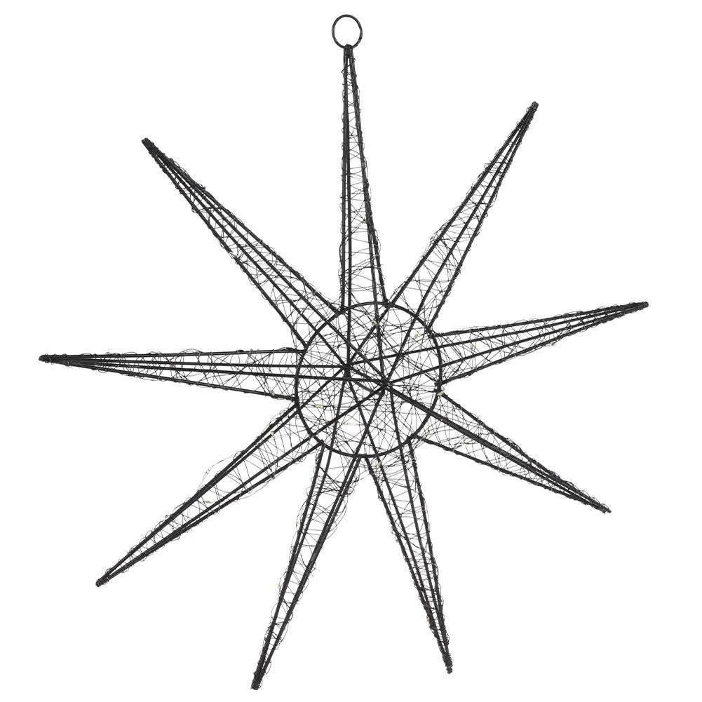 Hanging Decoration star with LED lights – The Magic of Christmas