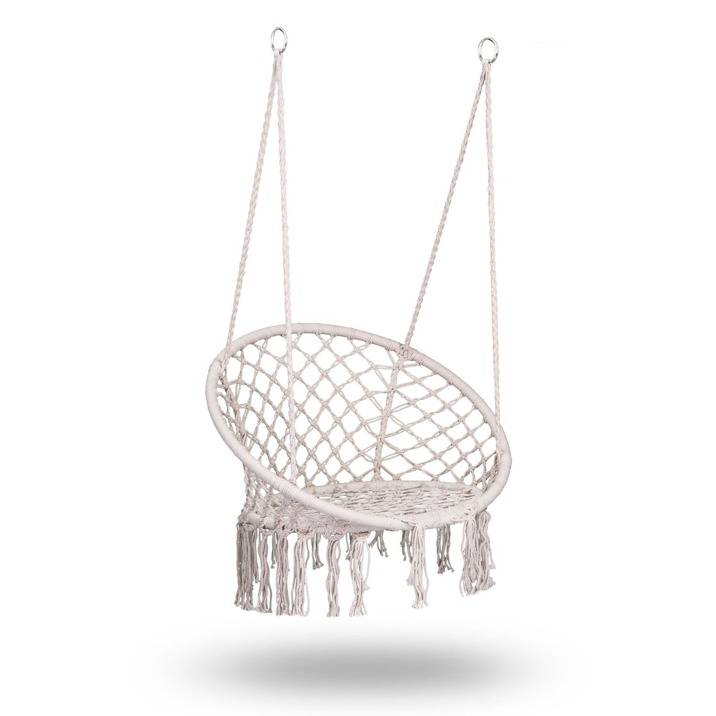 Hanging Garden Armchair Swing BOHO Beige