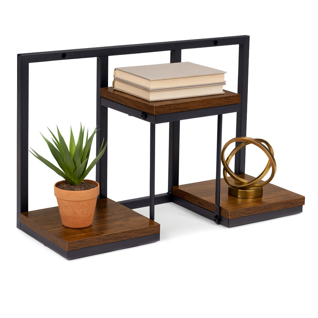 Hanging Plant Shelf – 3-Tier Steel Wall Mount