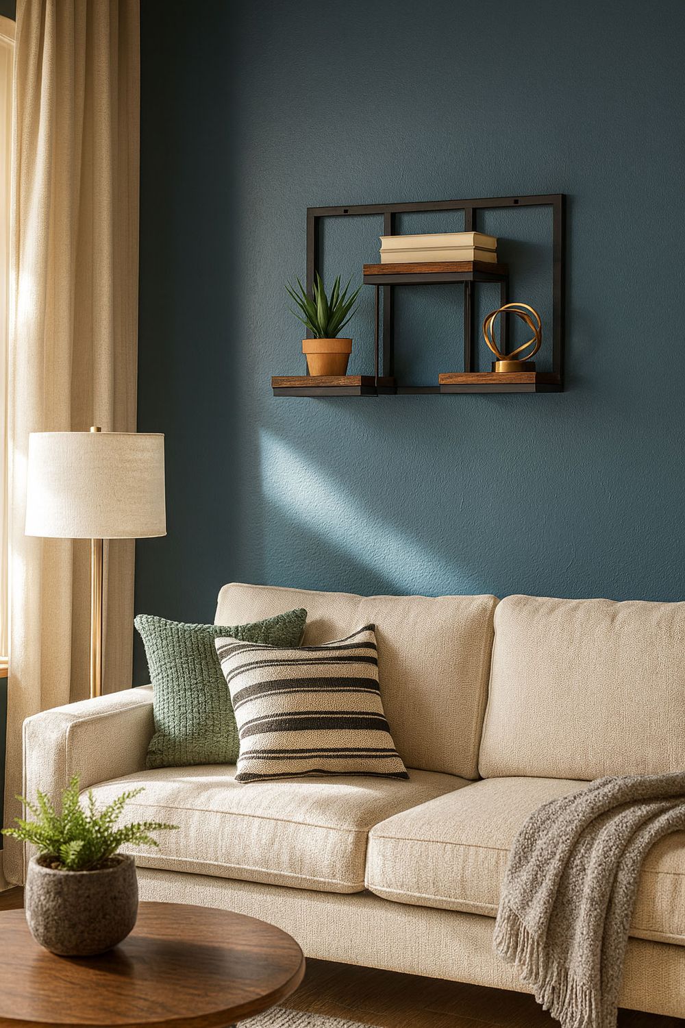 Hanging Plant Shelf – 3-Tier Steel Wall Mount