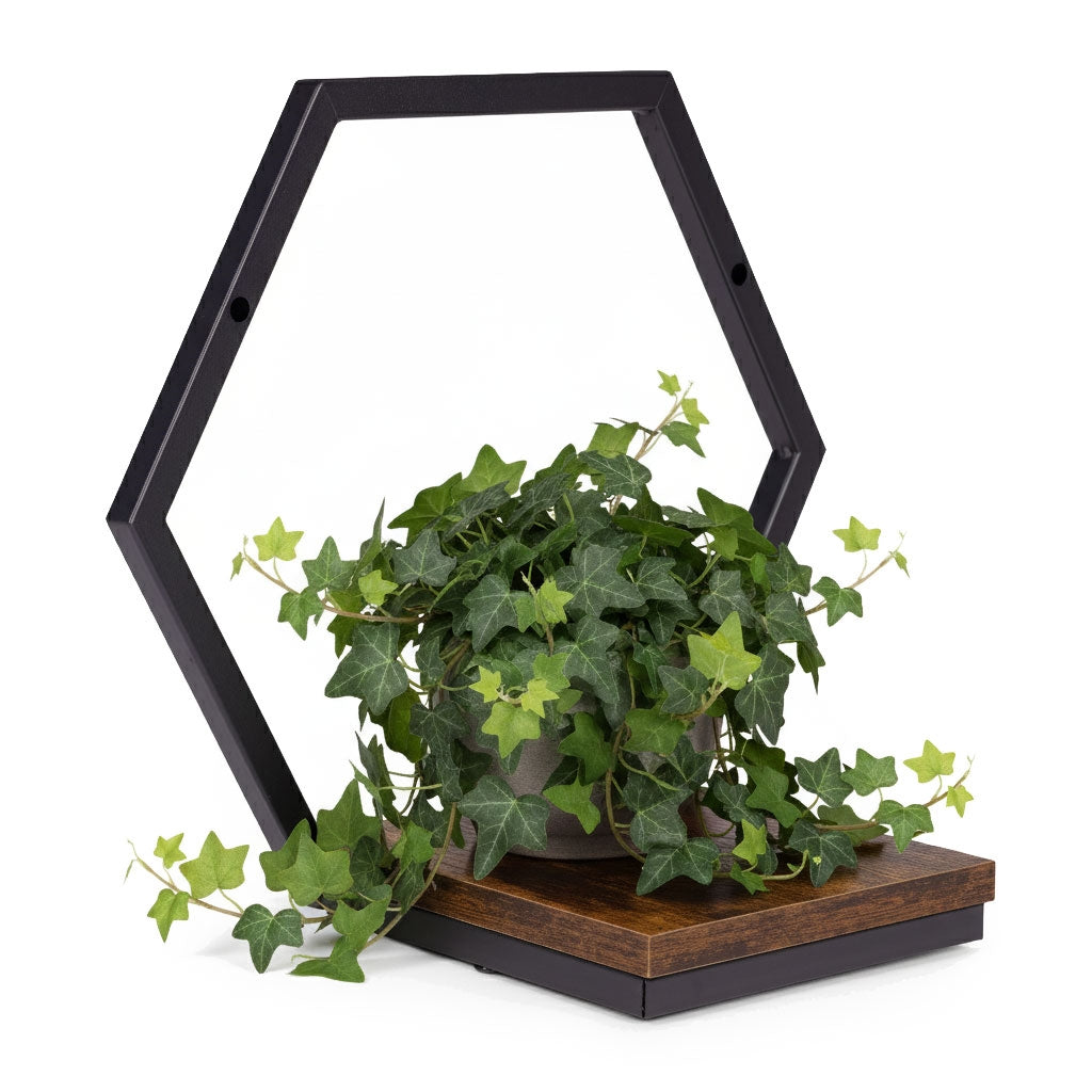 Hanging Plant Shelf, Loft Style Steel & Chipboard