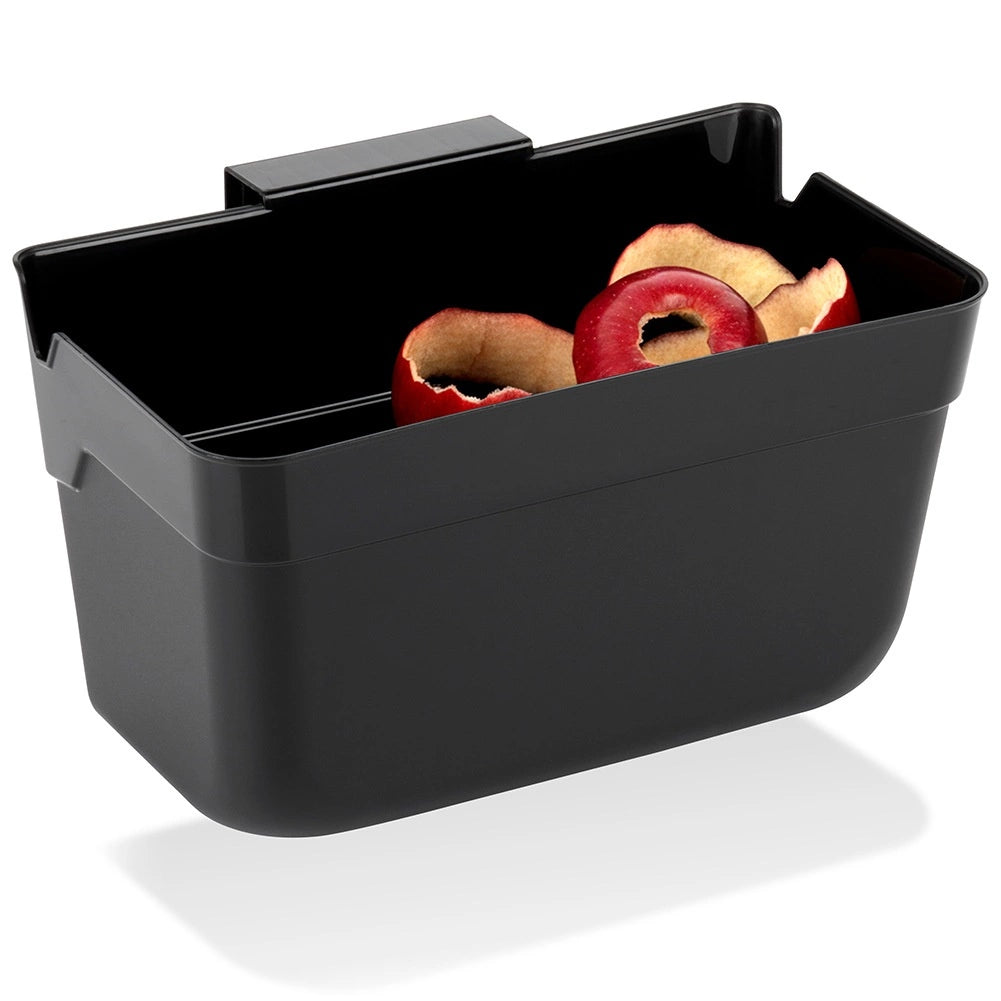 Hanging Trash Can, Black, 2.5L, 22.5x15x13.5 cm