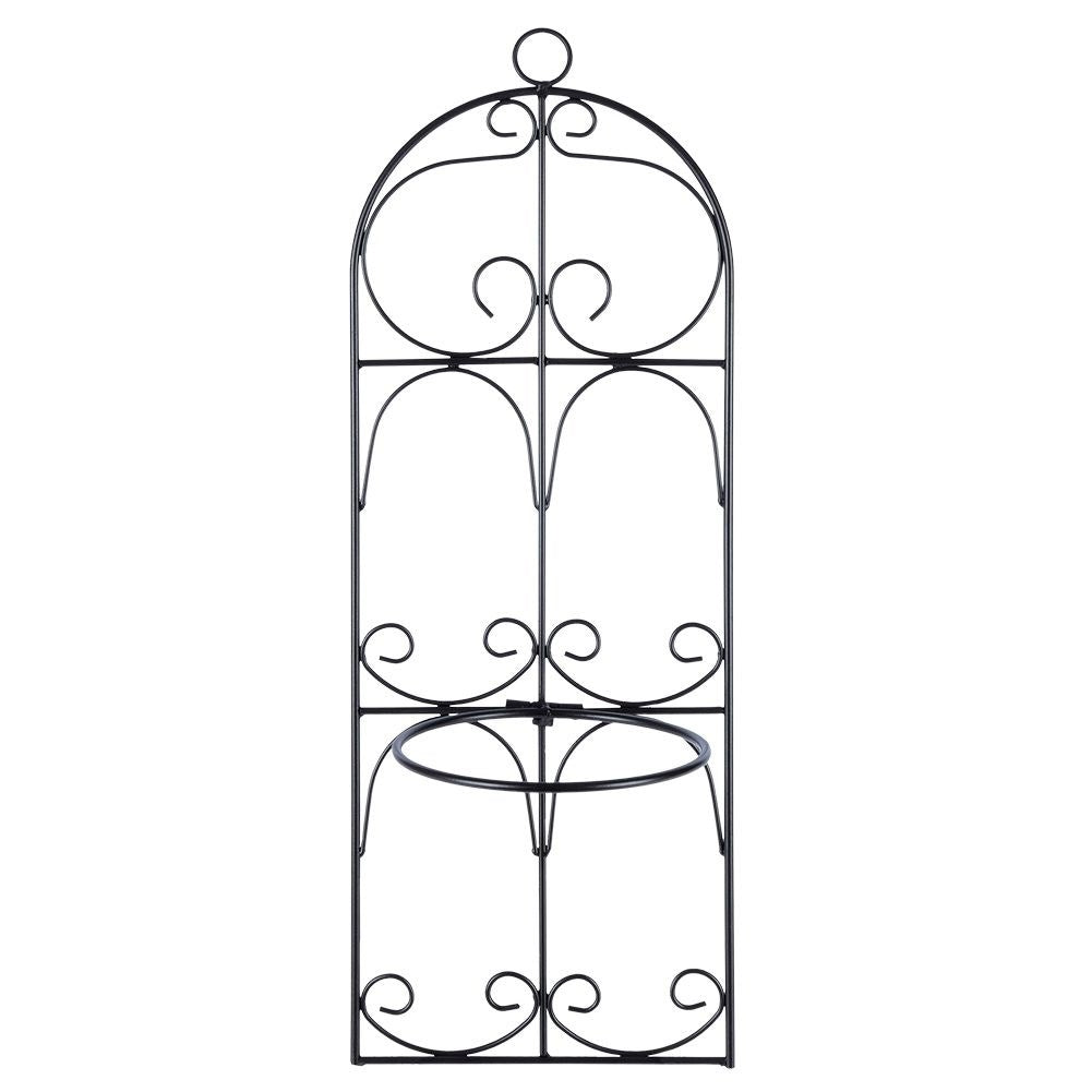 Hanging Wall Pot in Black Metal for One Pot