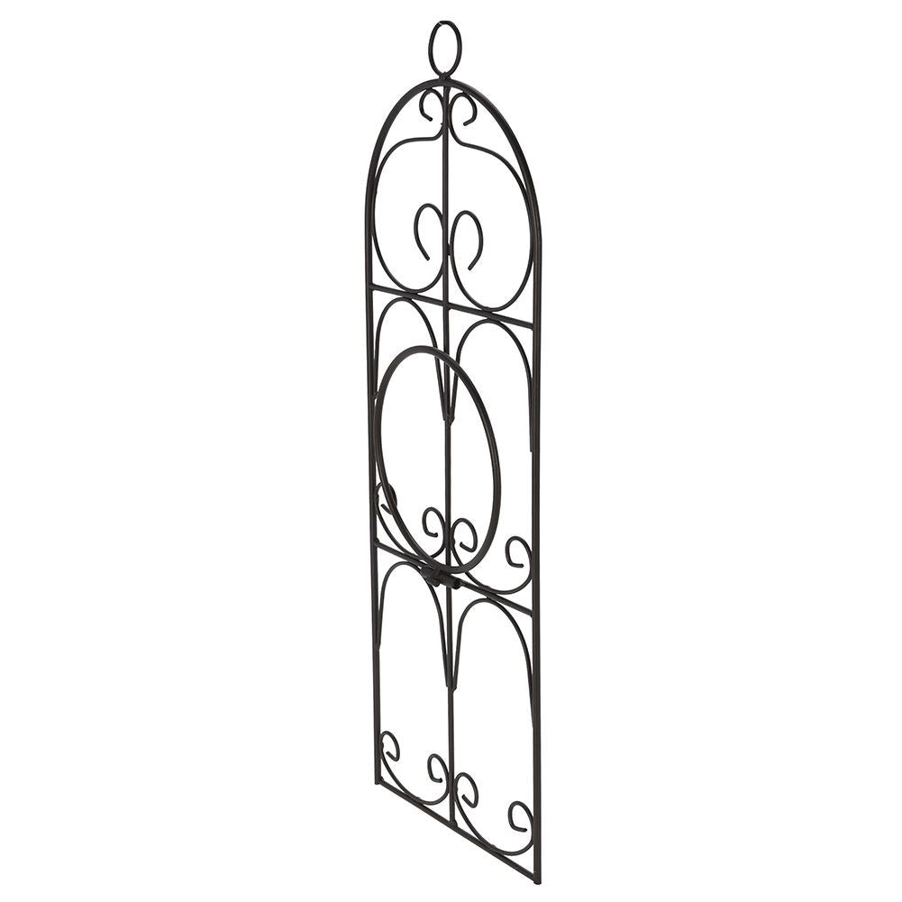 Hanging Wall Pot in Black Metal for One Pot