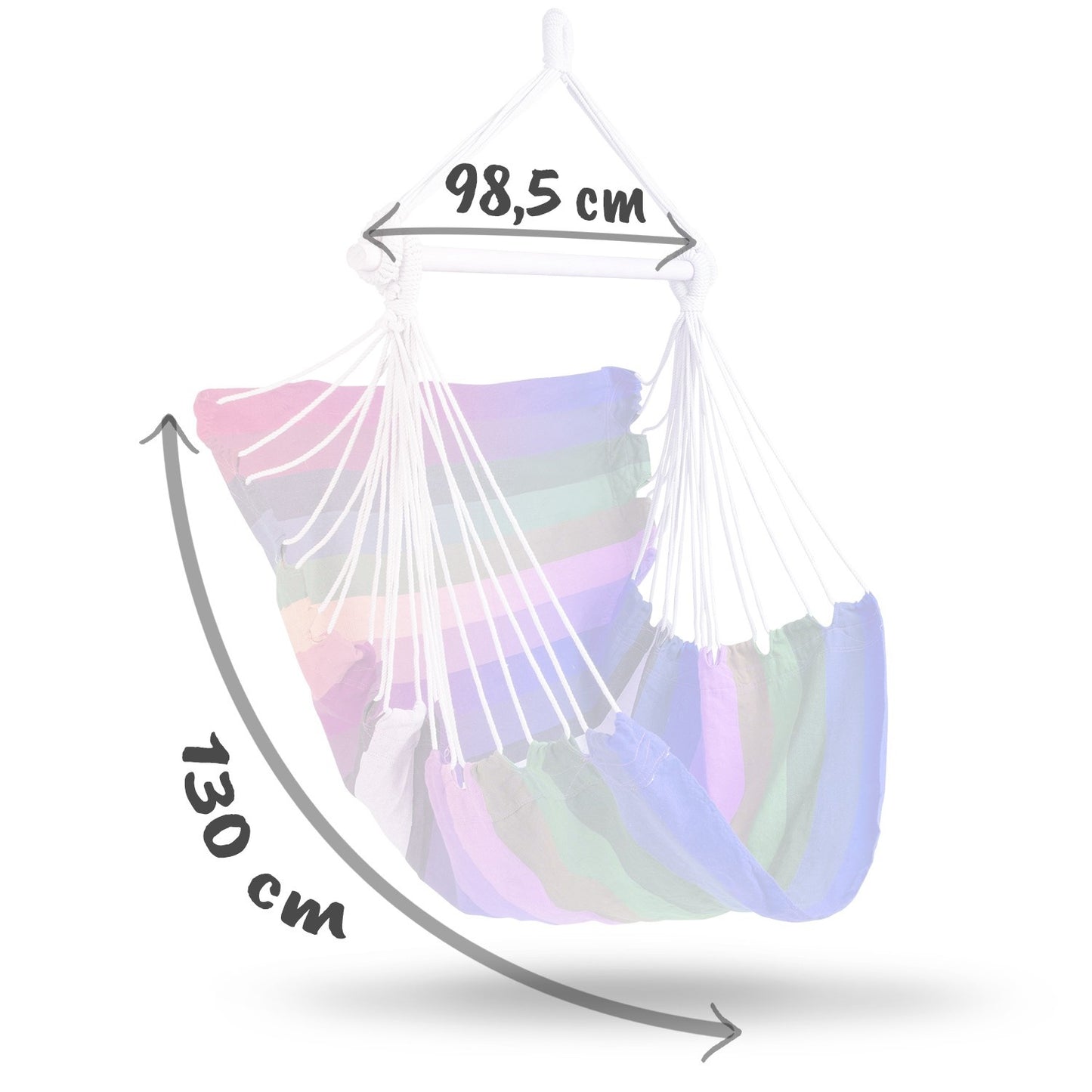 Hanging chair Rhodes blue