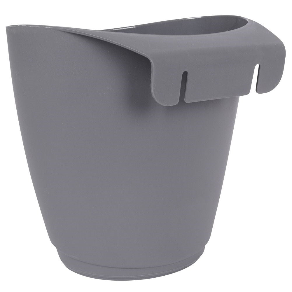 Hanging kitchen utensil container, gray, RADKA