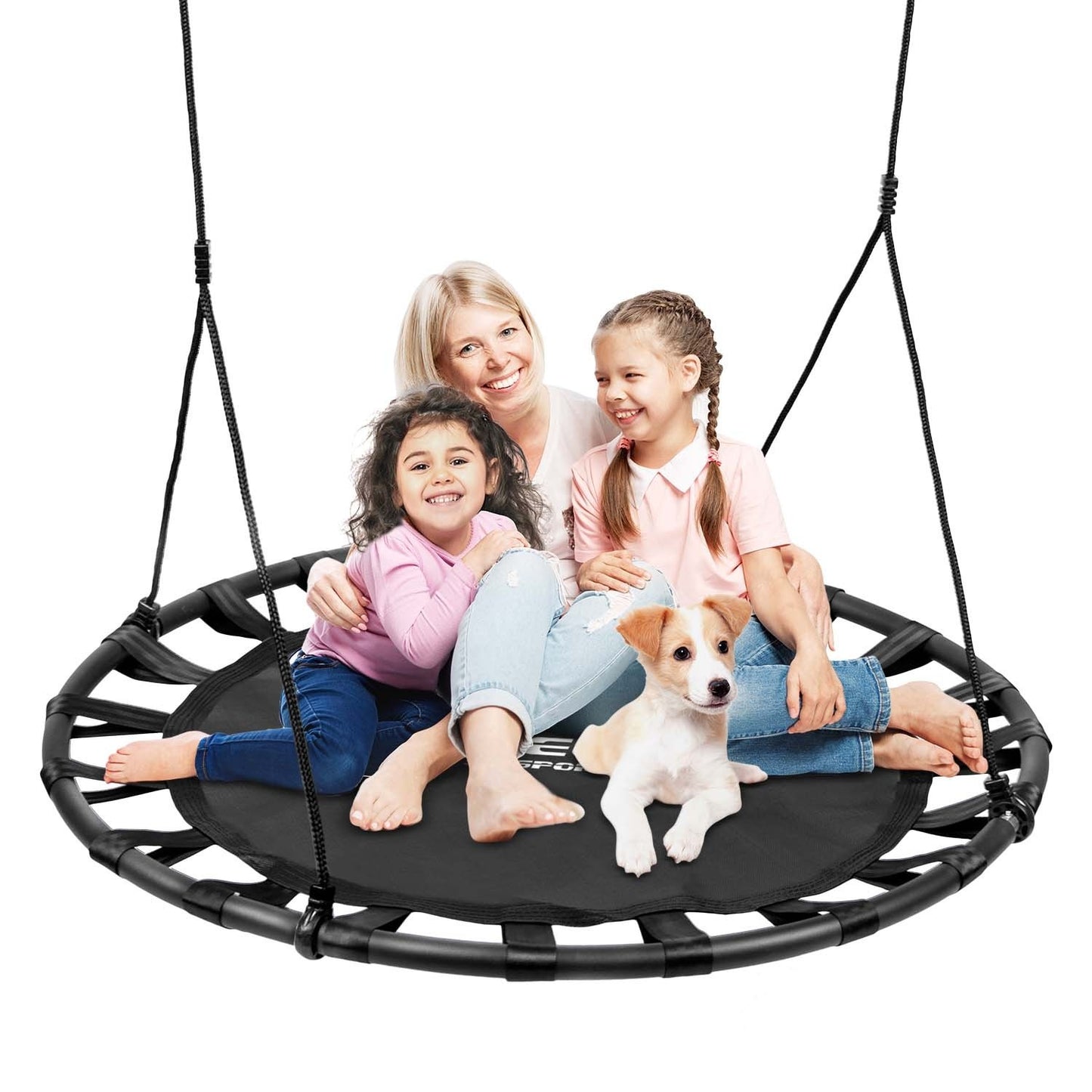 Swing stork's nest SWINGO XXL 120 cm black
