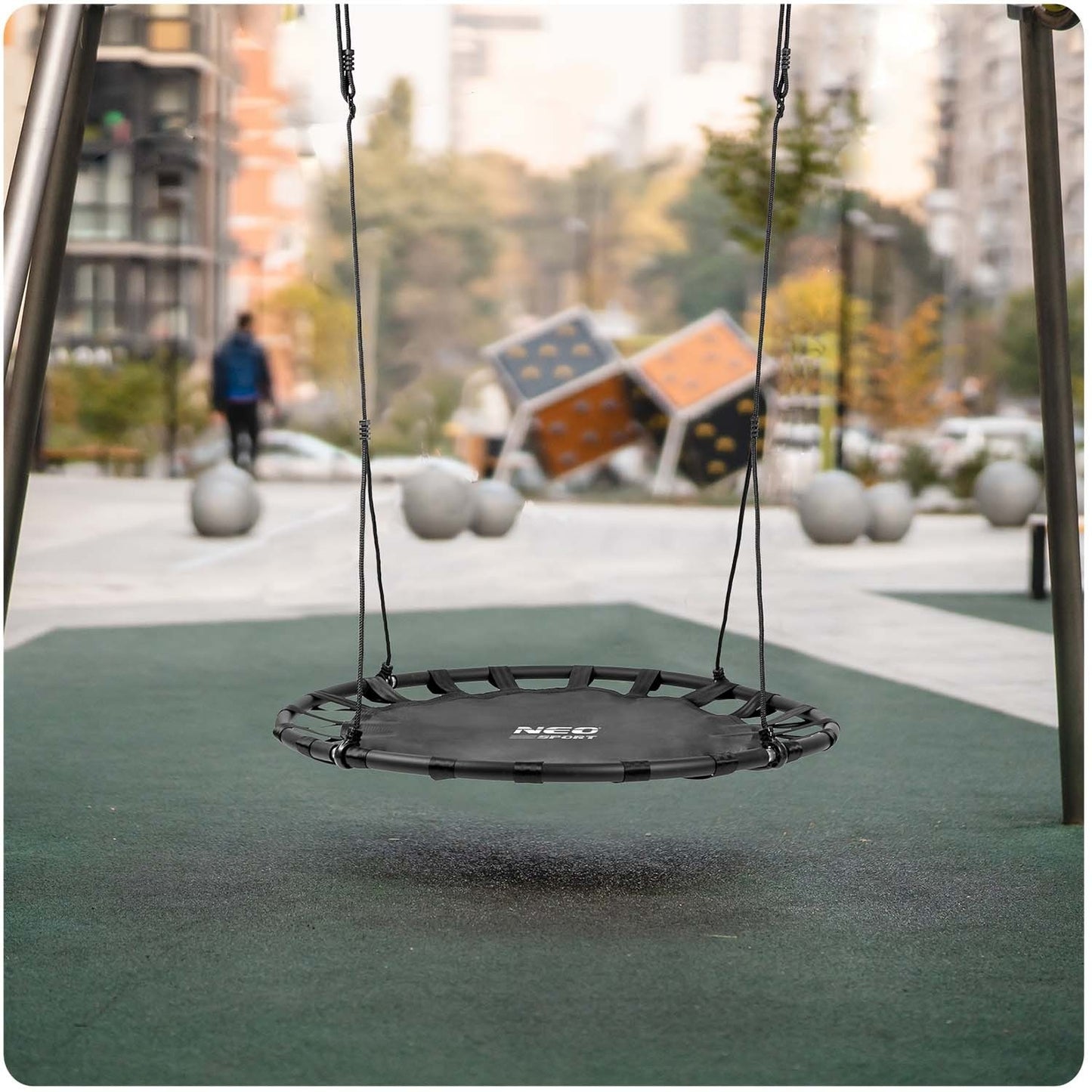 Swing stork's nest SWINGO XXL 120 cm black