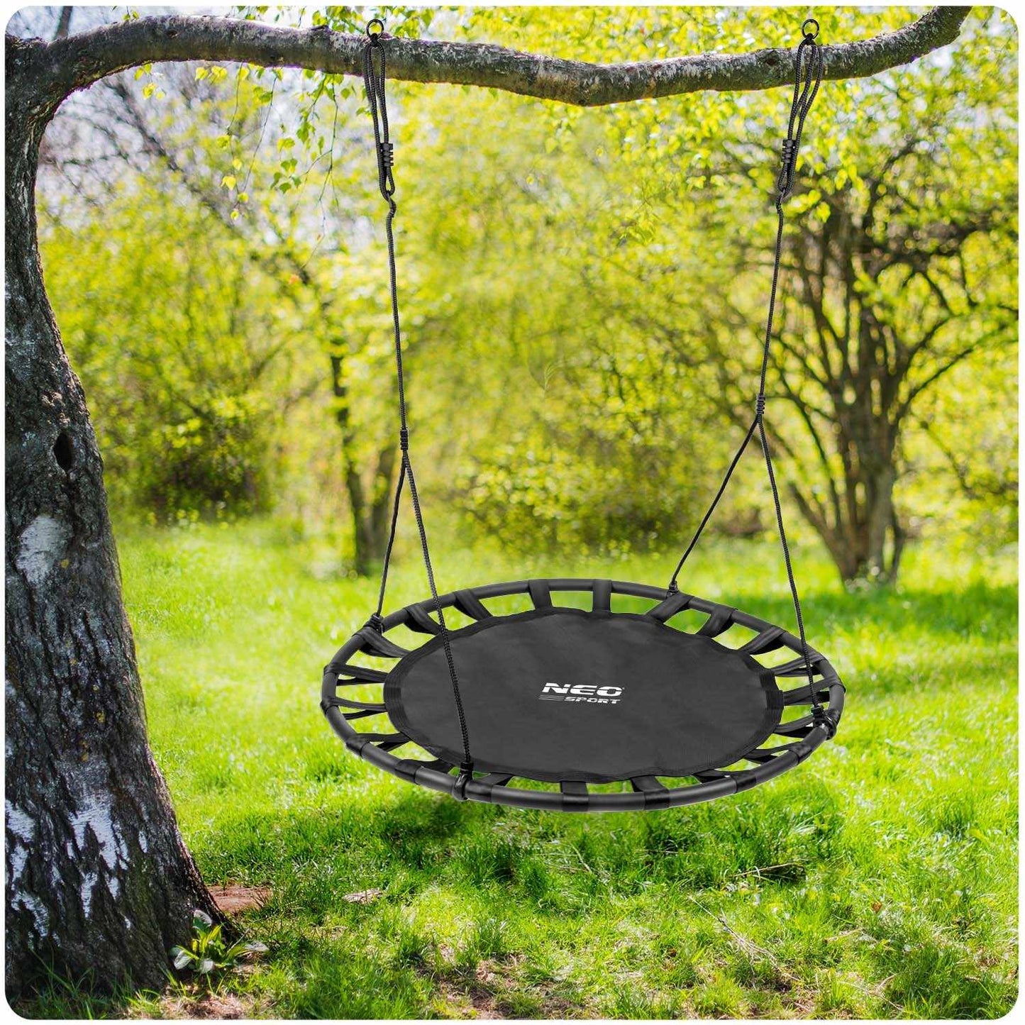 Swing stork's nest SWINGO XXL 120 cm black