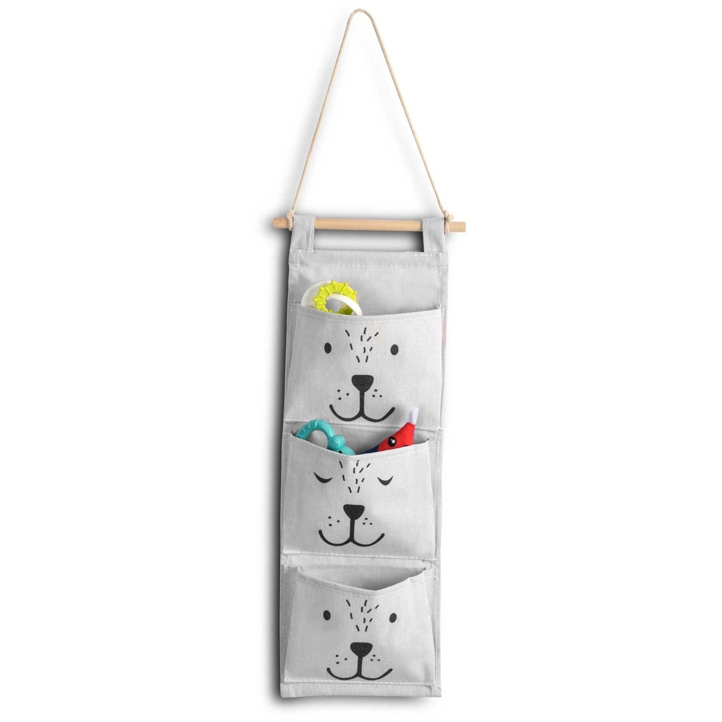 Hanging toy organizer NK-403 Nukido - gray