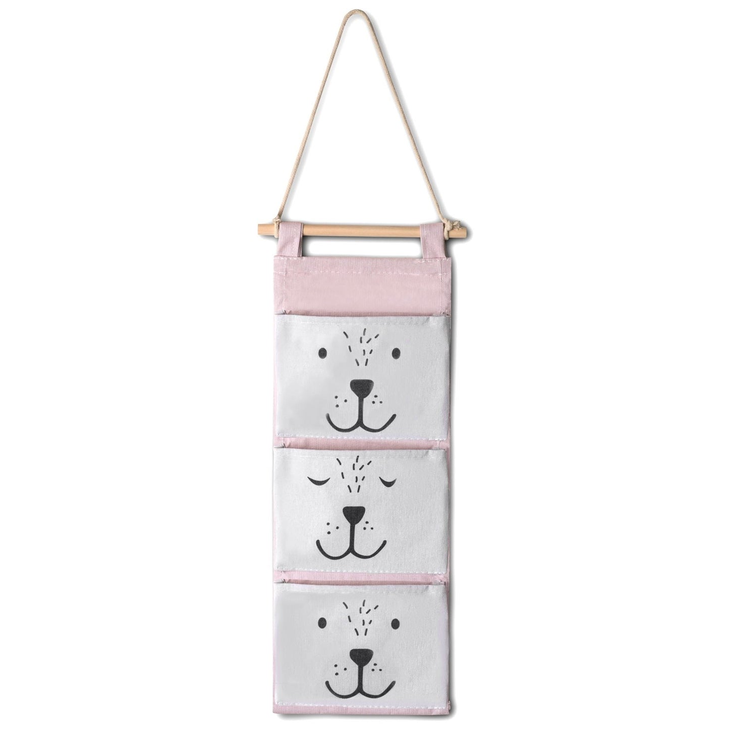 Hanging toy storage Nukido - Pink