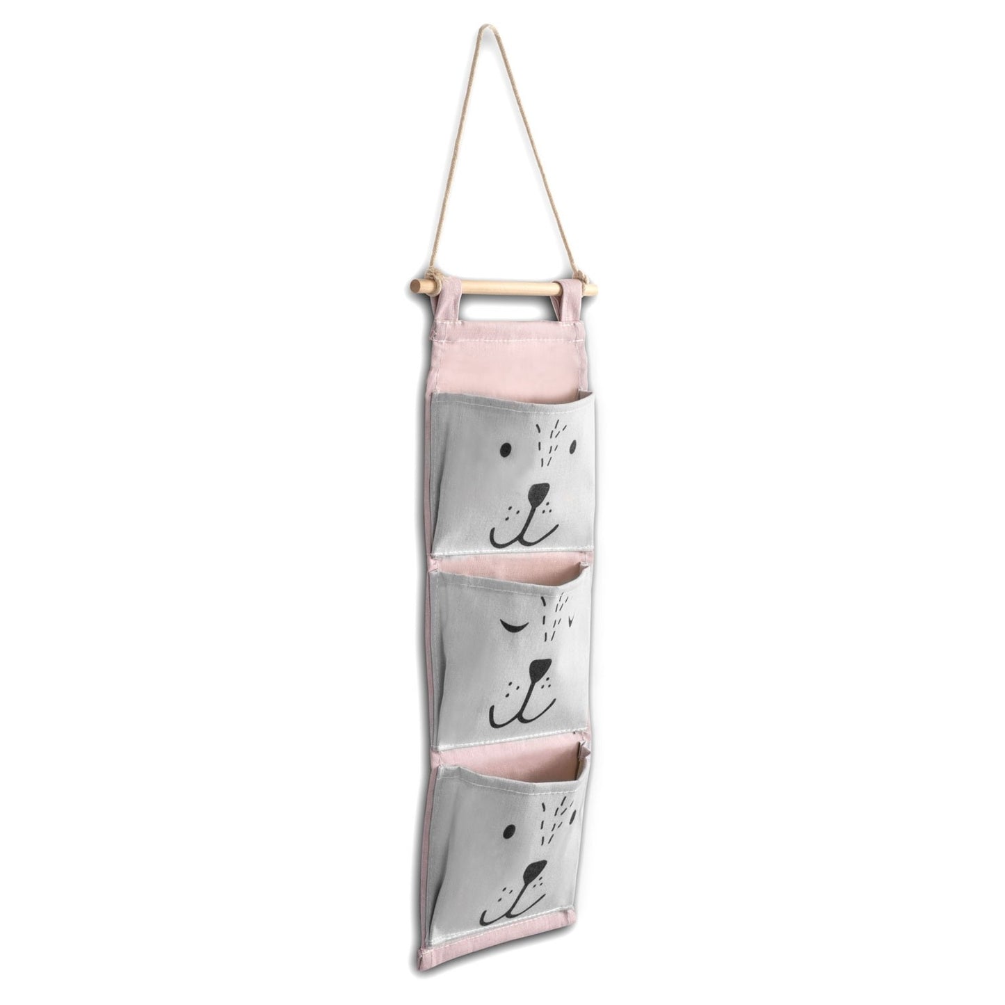 Hanging toy storage Nukido - Pink