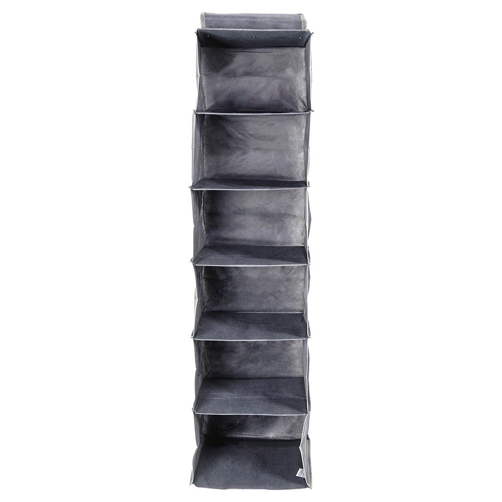 Hanging wardrobe organizer 6 shelves