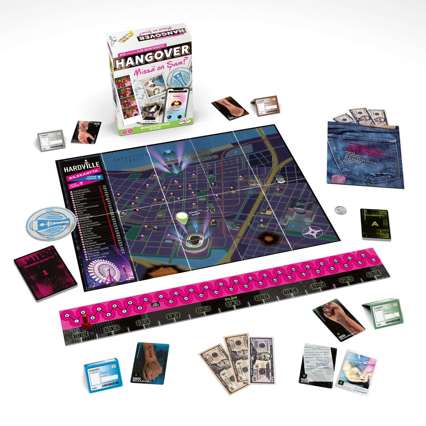 Hangover Party Game, Story-Driven, 1-4 Players, 90 Min