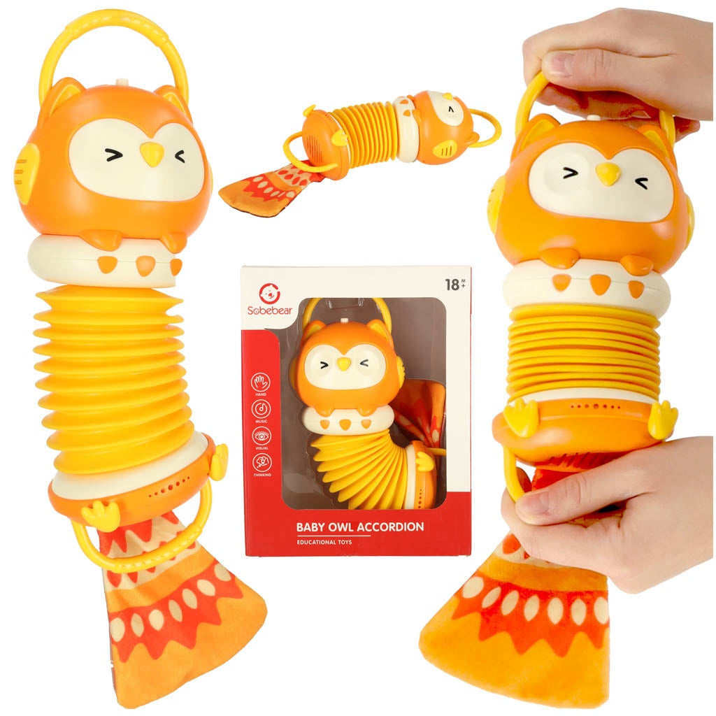 Harmony accordion for children owl orange