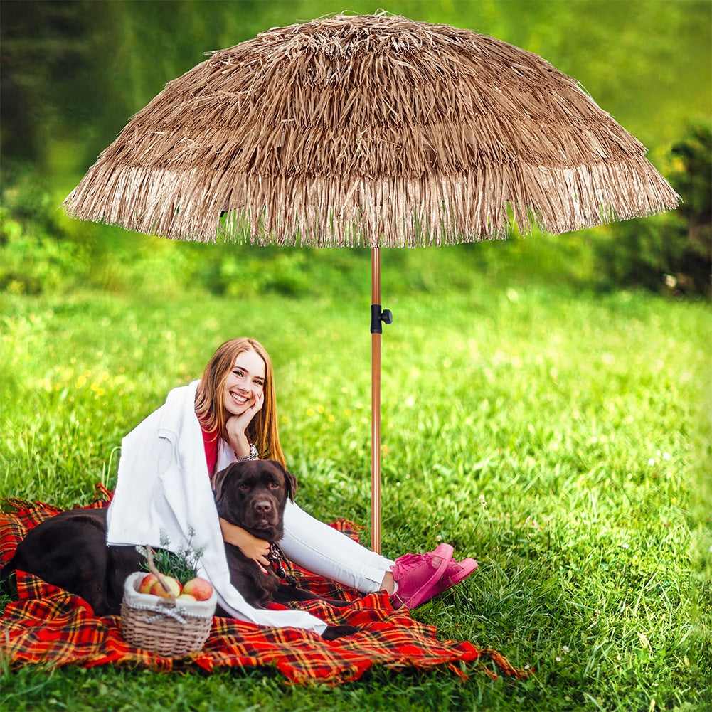Hawaiian garden beach umbrella 120 cm