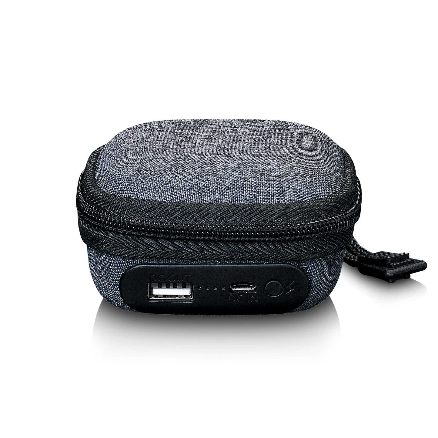 Headphone Case with Built-In Power Bank, Grey