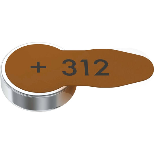 Hearing Aid Batteries Type 312 8-Blister