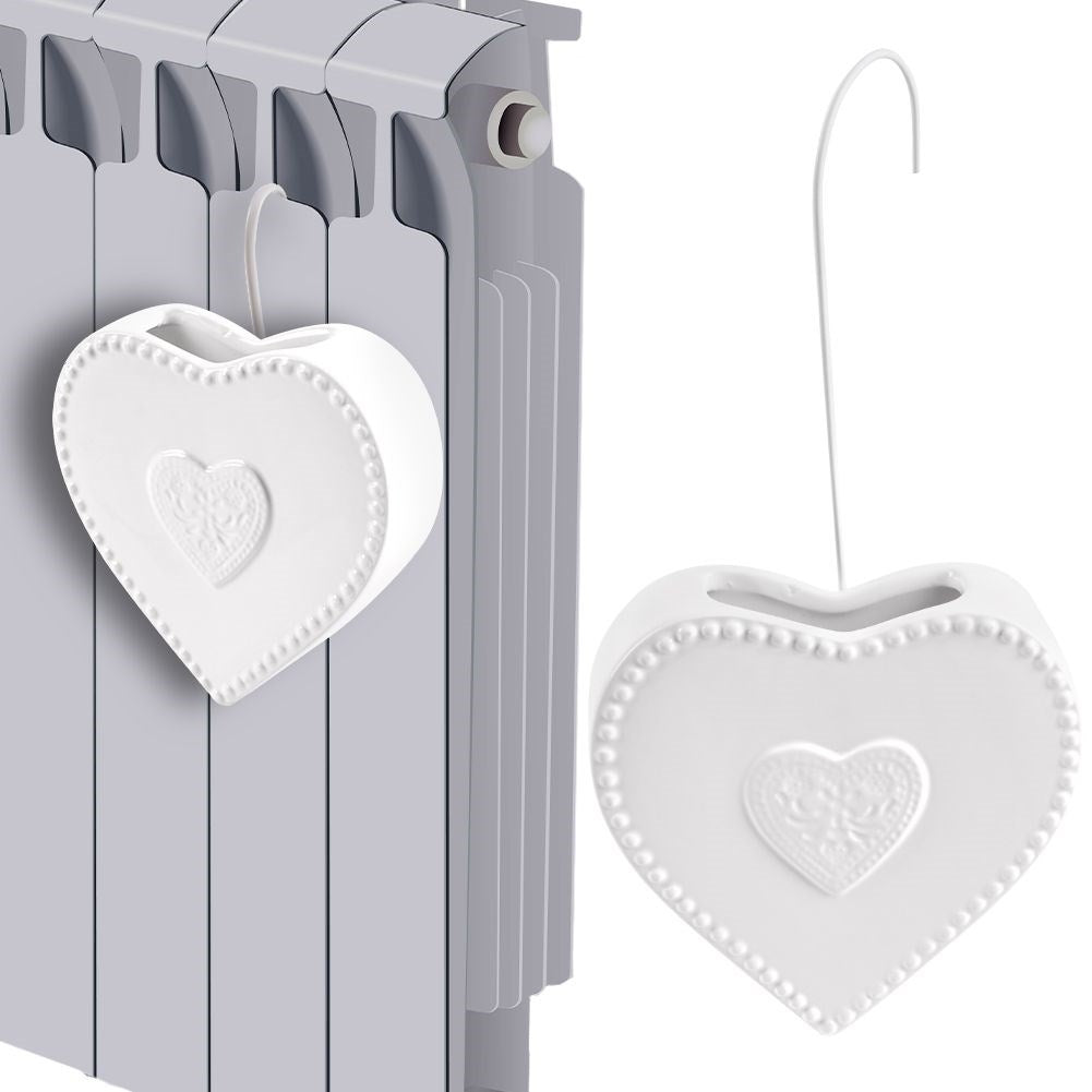Heart-shaped ceramic humidifier for elements