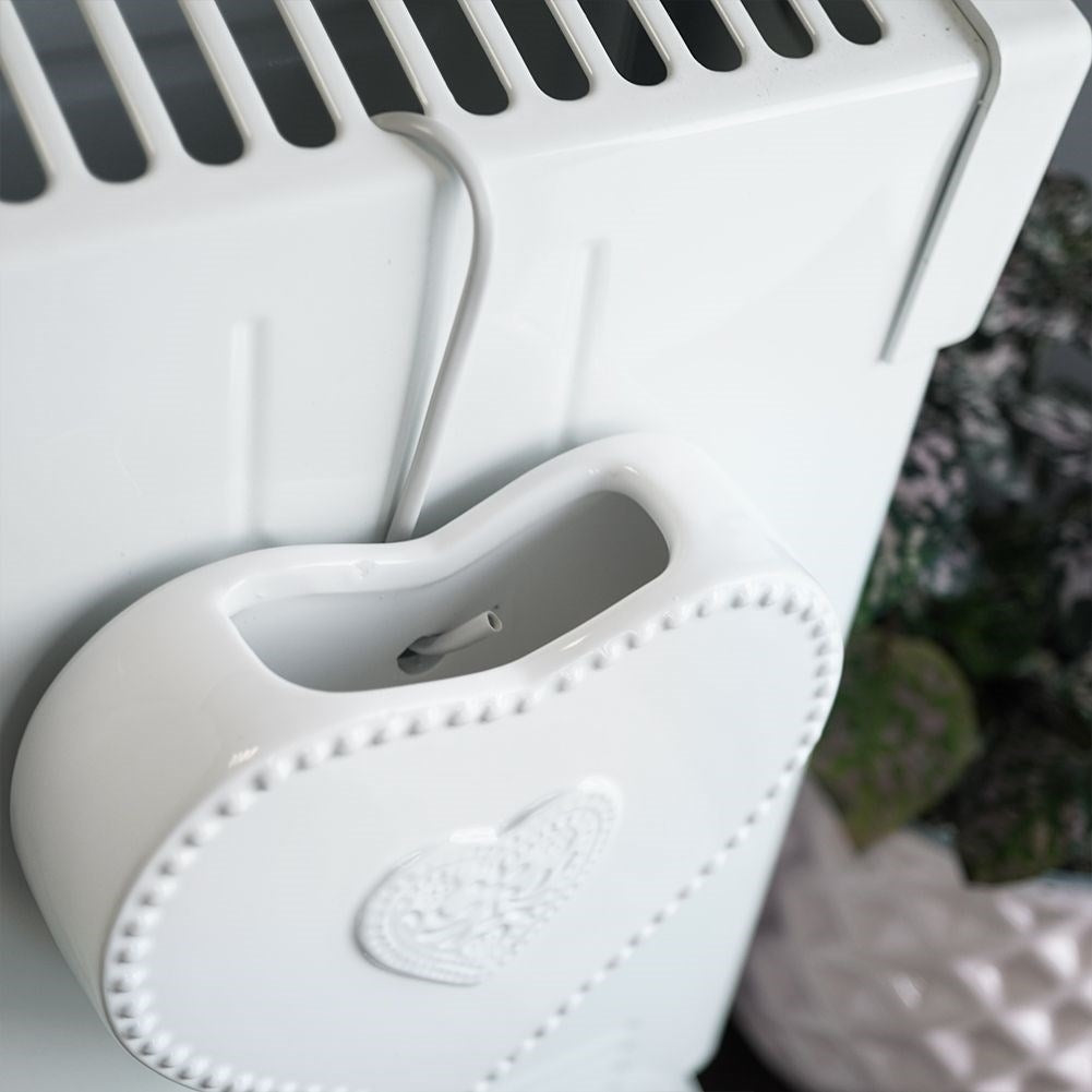 Heart-shaped ceramic humidifier for elements