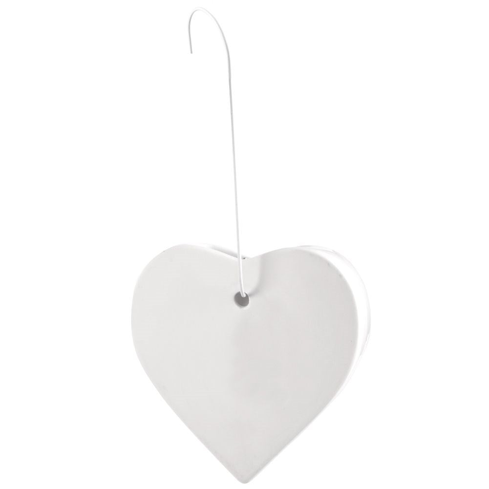 Heart-shaped ceramic humidifier for elements