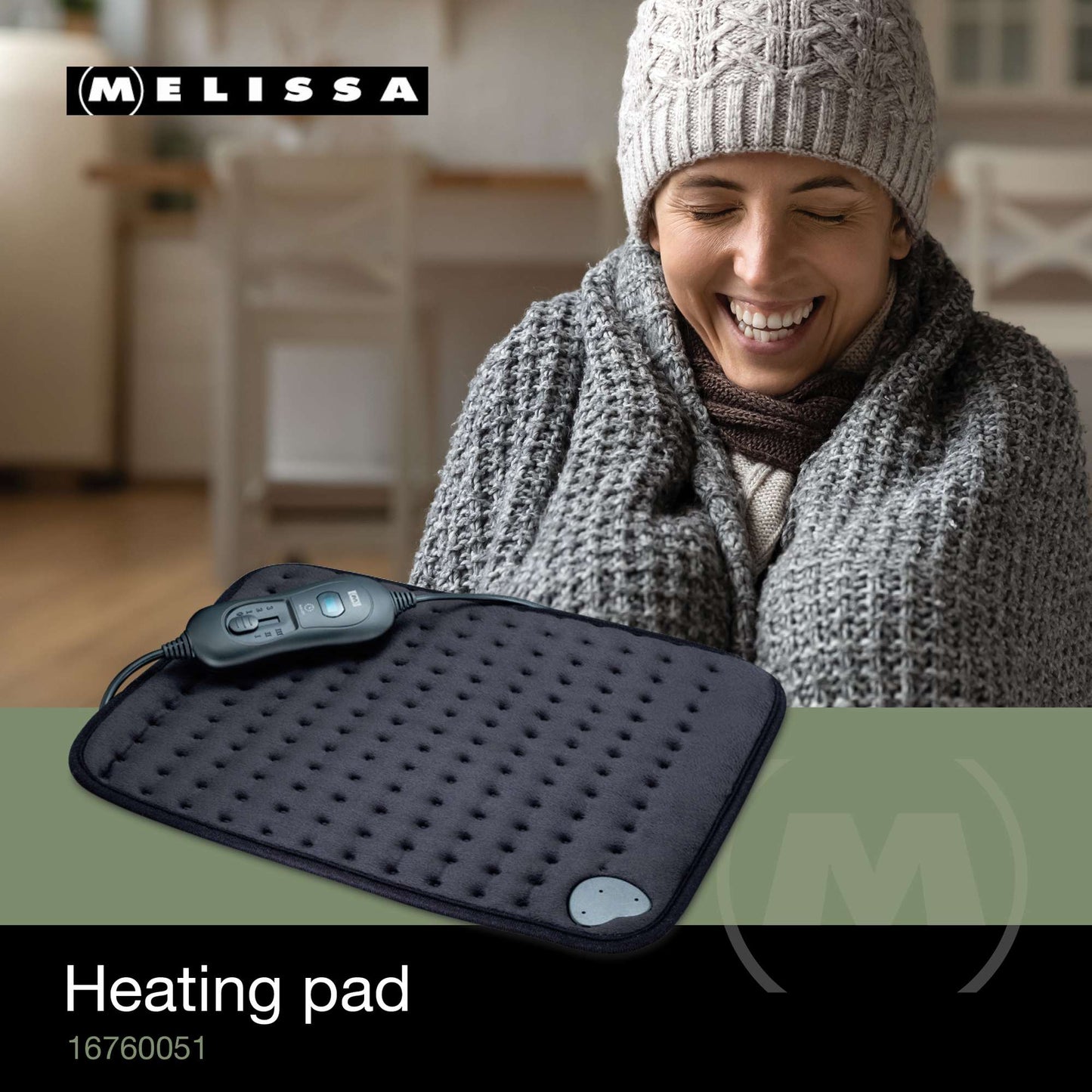 Heating Pad, 3 Heat Settings, Auto Shut-Off, 40x30 cm