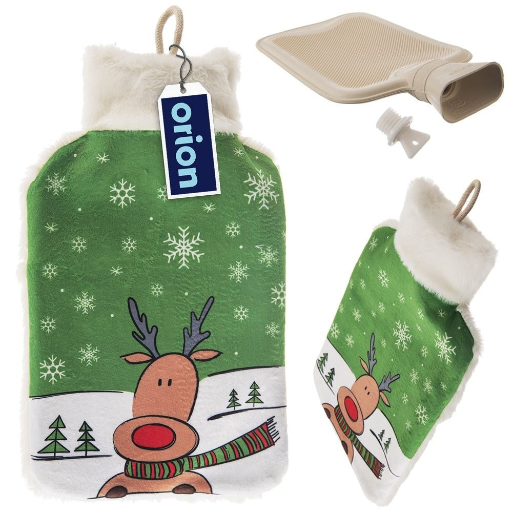 Heating pad with Reindeer motifThis heating pad with a charming reindeer motif offers both relaxation and warmth. Perfect for relieving muscle pain and making it easier to fall asleep.