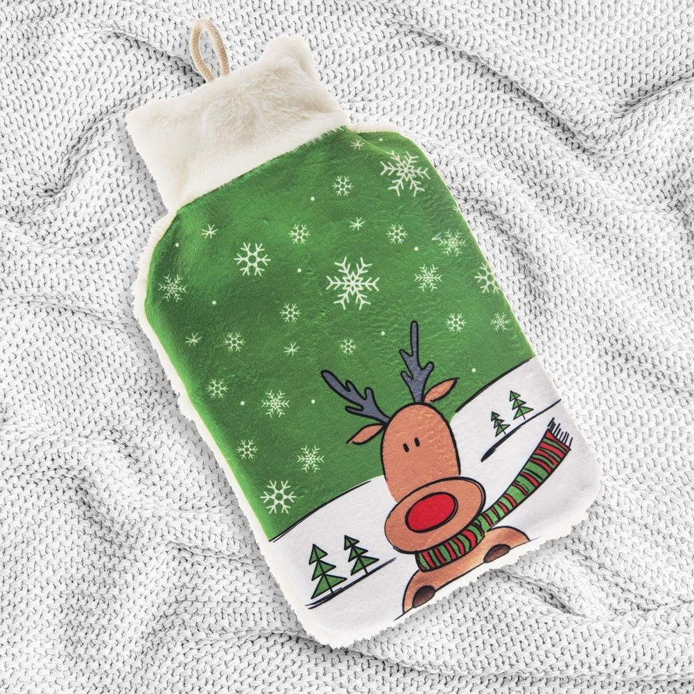 Heating pad with Reindeer motifThis heating pad with a charming reindeer motif offers both relaxation and warmth. Perfect for relieving muscle pain and making it easier to fall asleep.
