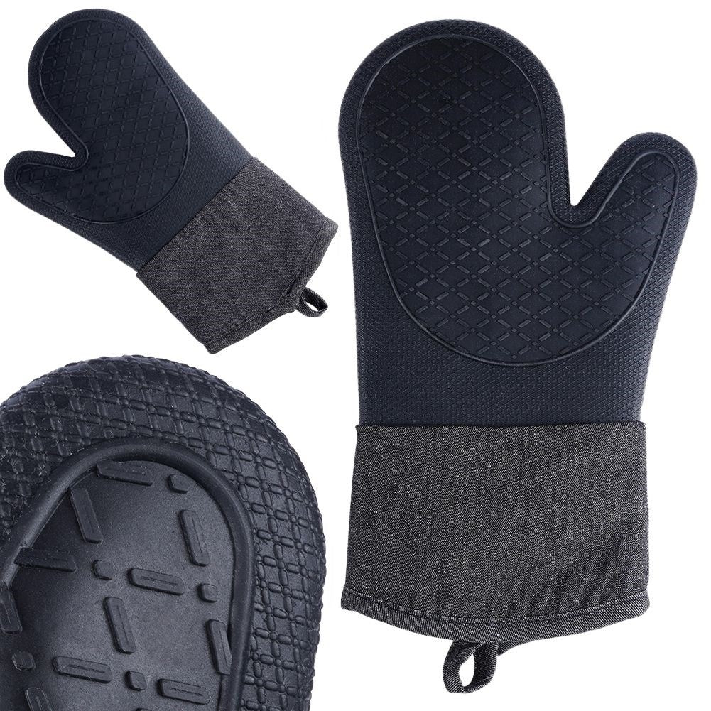Heat-resistant Silicone Glove for Safe Kitchen Handling