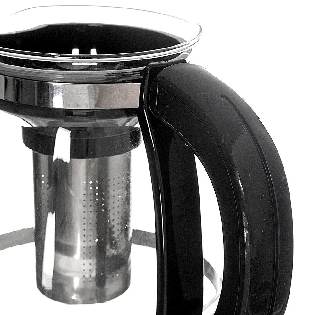 Heat-resistant glass teapot with infuser 1.73 l