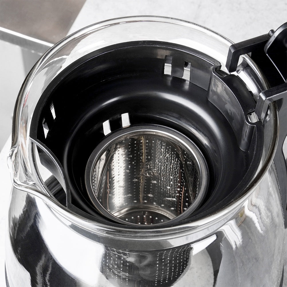Heat-resistant glass teapot with infuser 2 l