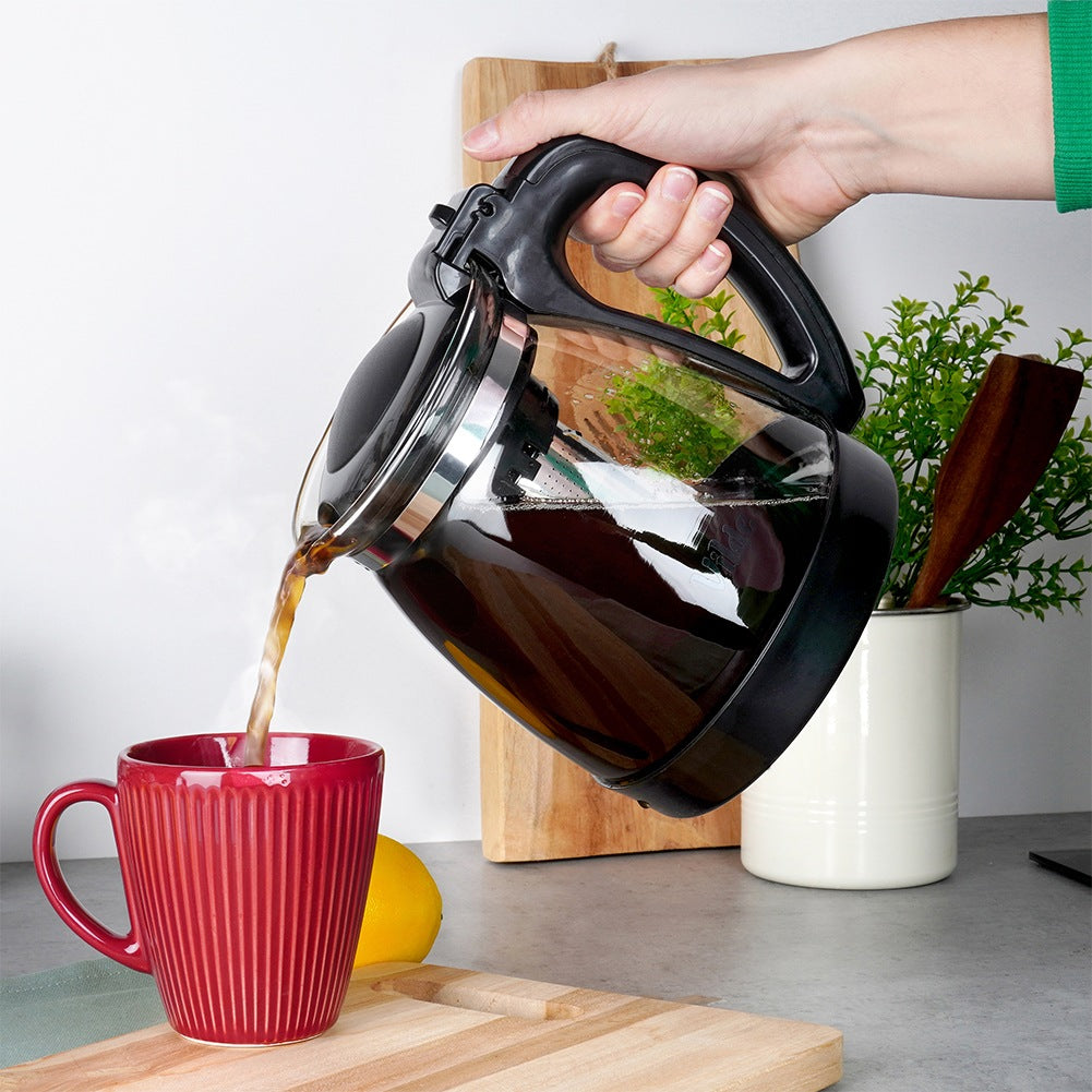 Heat-resistant glass teapot with infuser 2 l