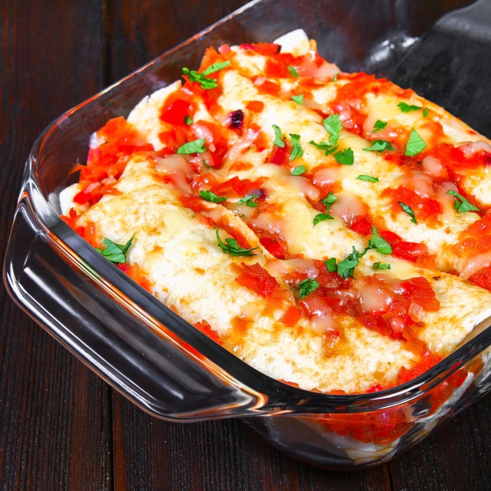 Heat-resistant oven dish in borosilicate glass, dishwasher safe