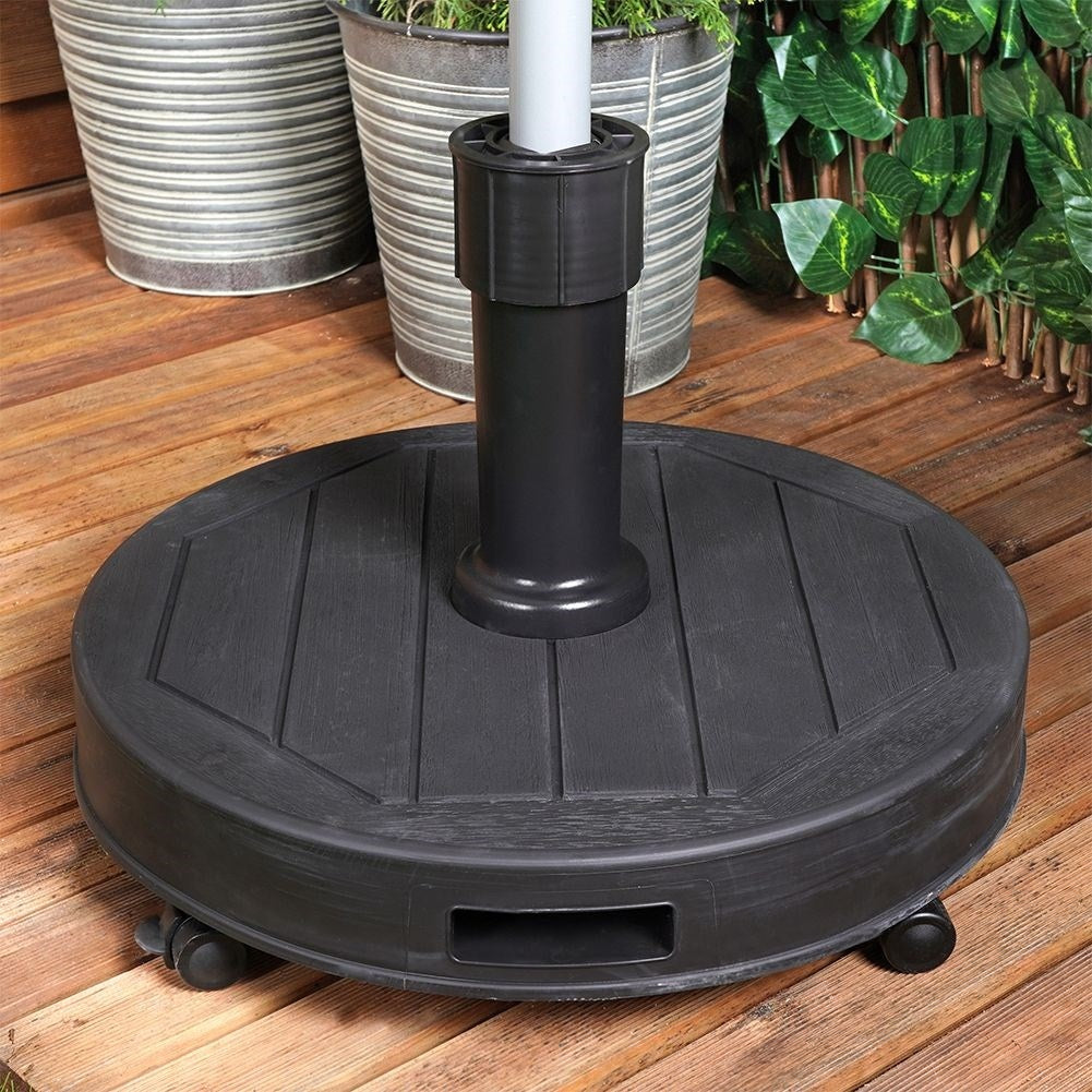 Heavy base for stable garden parasol, 27 kg