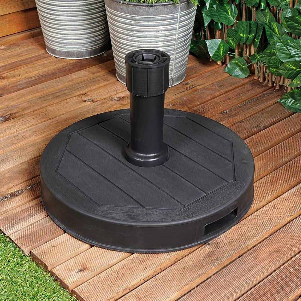 Heavy base for stable garden parasol, 27 kg