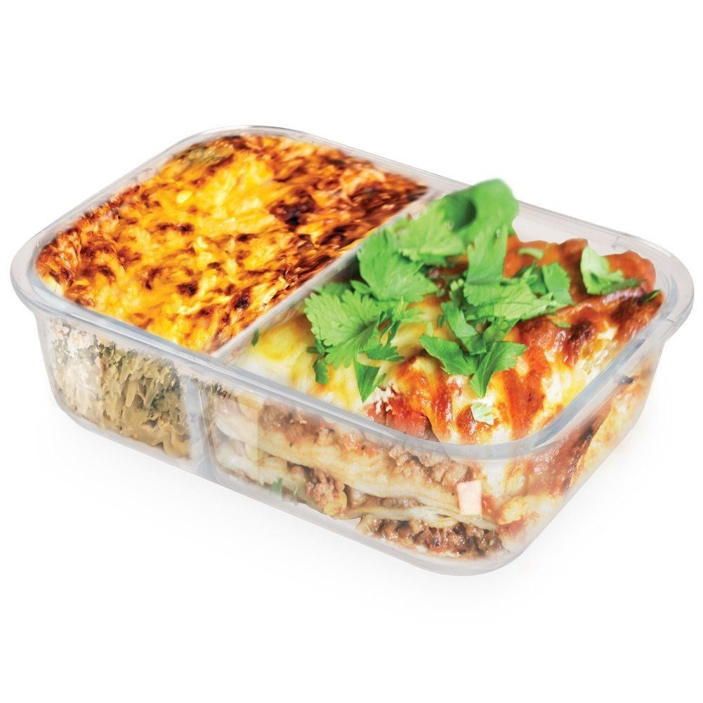 Hermetic Glass Container for Food Storage - Oven & Freezer Resistant