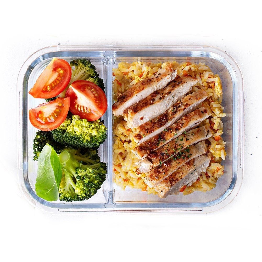Hermetic Glass Container for Food Storage - Oven & Freezer Resistant