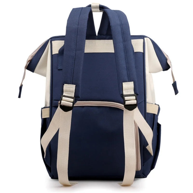 Herzberg HG-03206: Multifunction Mommy Diaper and Baby Bottle Bag - Blue