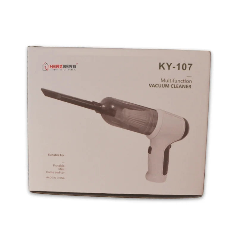 Herzberg HG-03992: 3-in-1 Wireless Handheld Mini Vacuum Cleaner