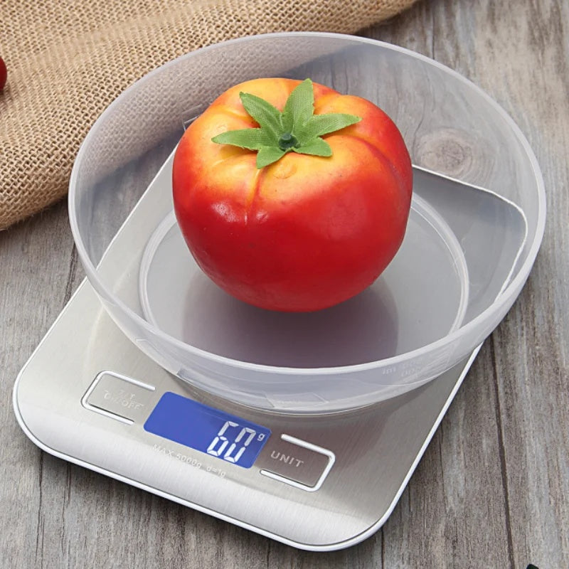 Herzberg HG-04135: Electronic Digital Kitchen Scale - 5kg/1g