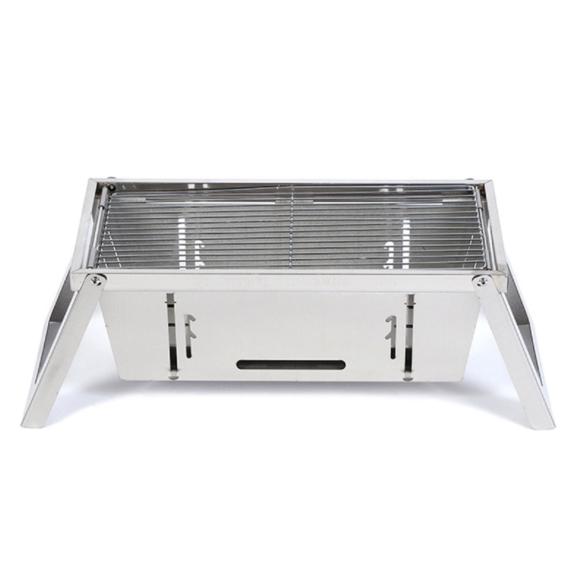 Herzberg HG-04159: Foldable Tabletop Stainless Steel Barbeque Grill