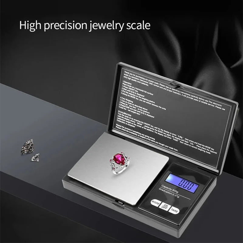 Herzberg HG-04265: Portable Electronic Jewelry Weighing Scale