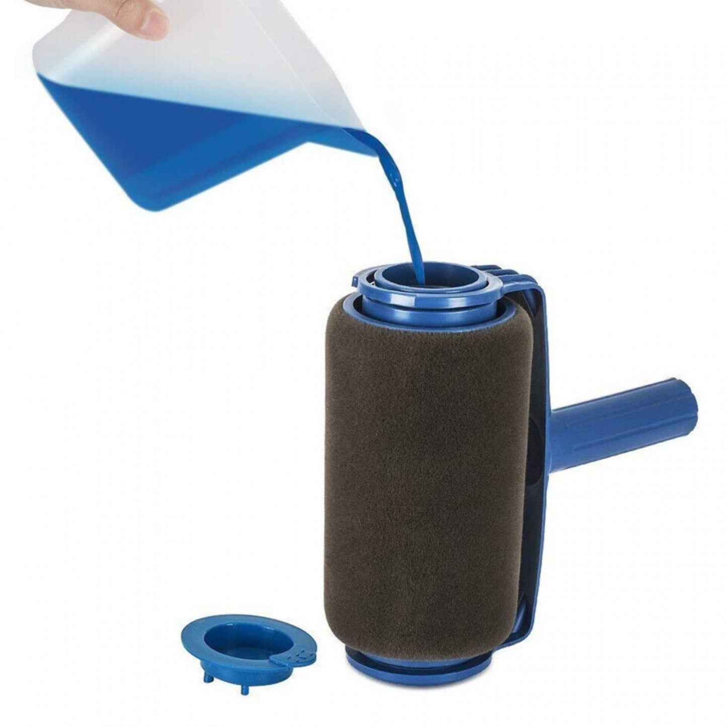 Herzberg HG-04395: Paint Roller Set with Paint Container