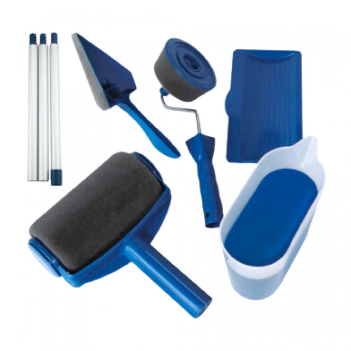 Herzberg HG-04395: Paint Roller Set with Paint Container