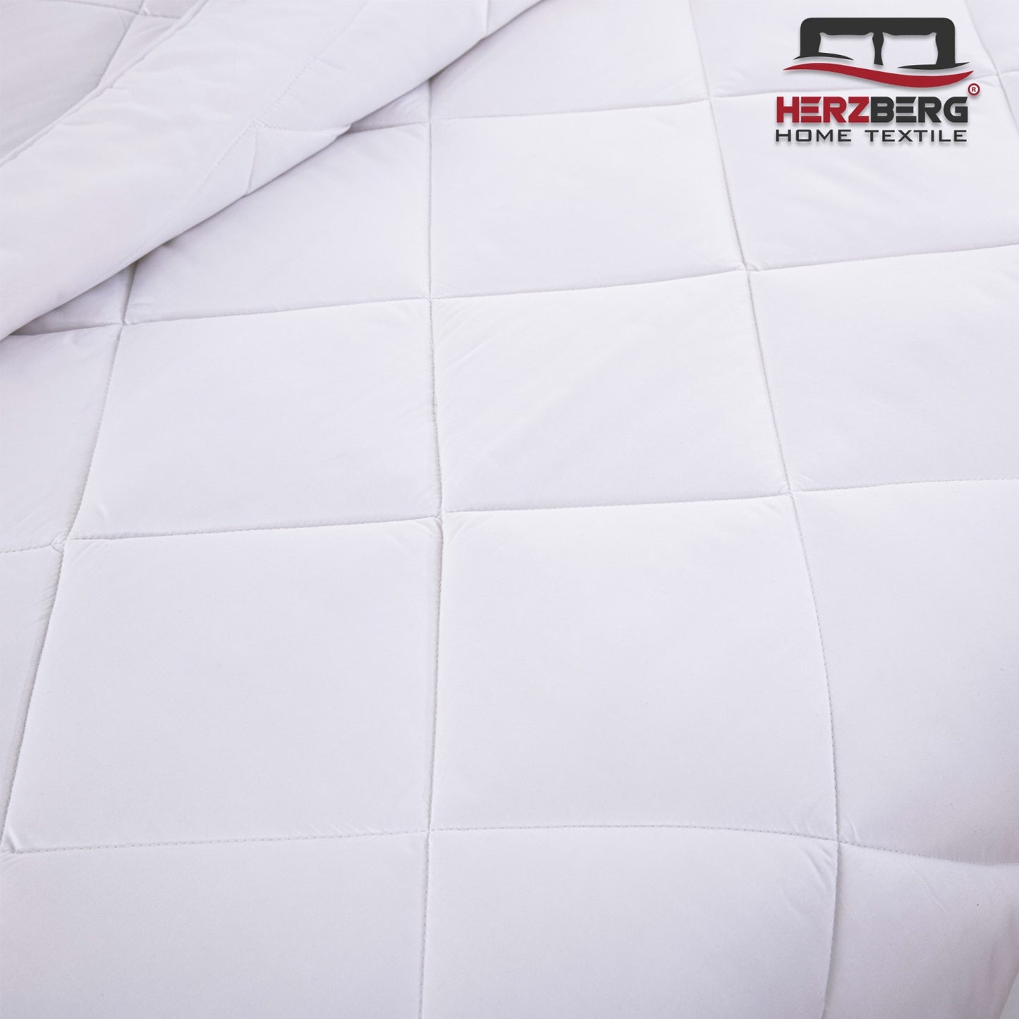 Herzberg HG-14267WD: 4-Star Quality White Duvet - 140x200cm