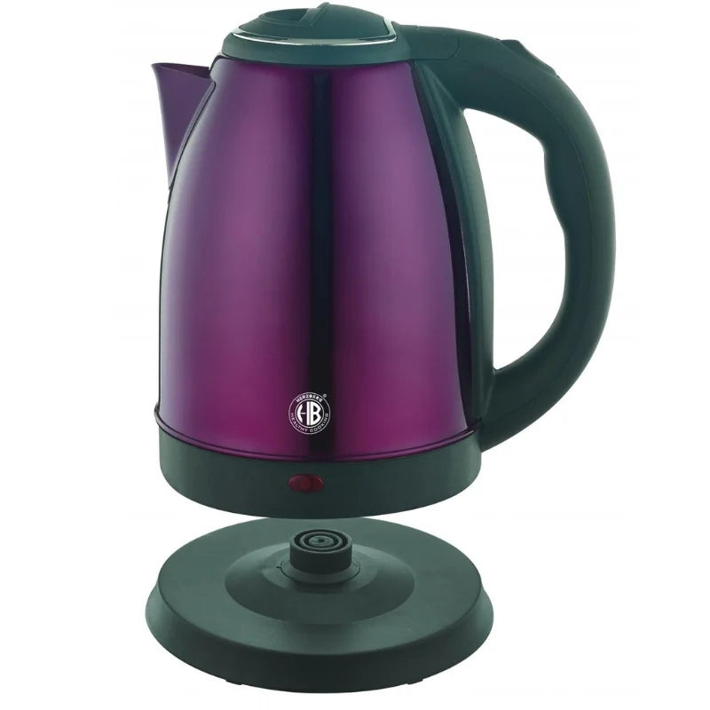 Herzberg HG-5011PUR: 1.8L 1500W Stainless Steel ElectricKettle - Purple