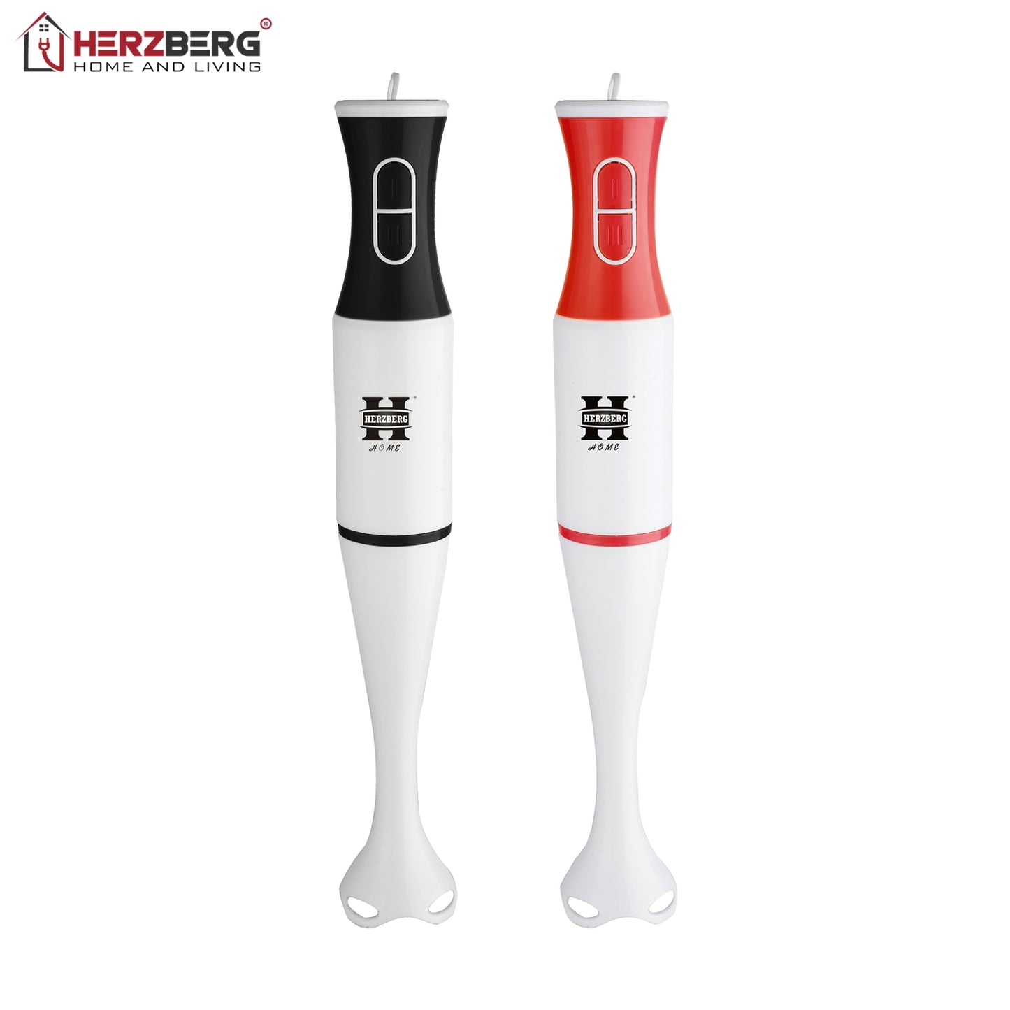 Herzberg HG-5058: Hand Blender Red